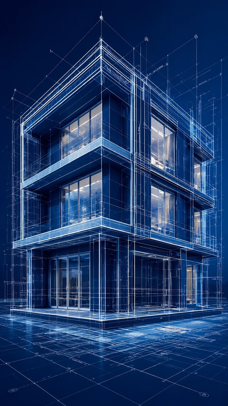 Executive Duplex Villa 3D Facade Render